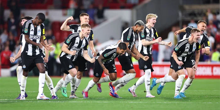 Piala Liga Inggris 2024-2025: Nottingham 1 (3-4) 1 Newcastle